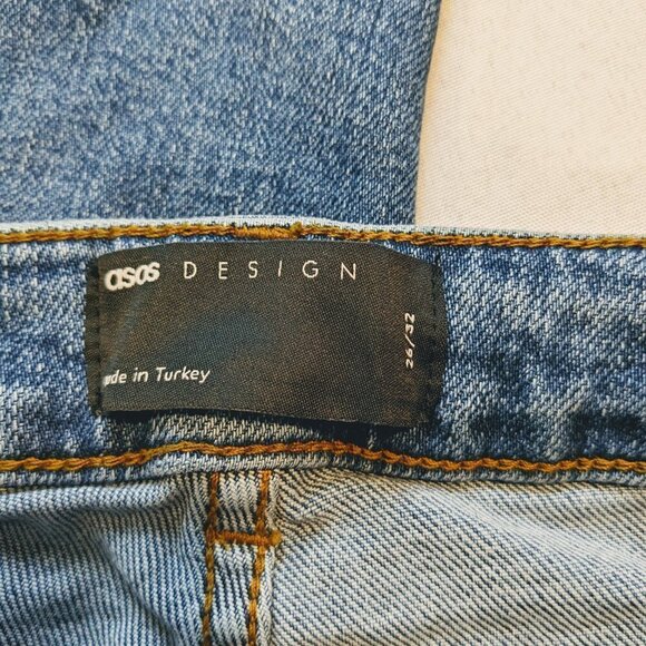 Asos Design High Waisted Distressed Jeans Women's Size 26 - Picture 4 of 5